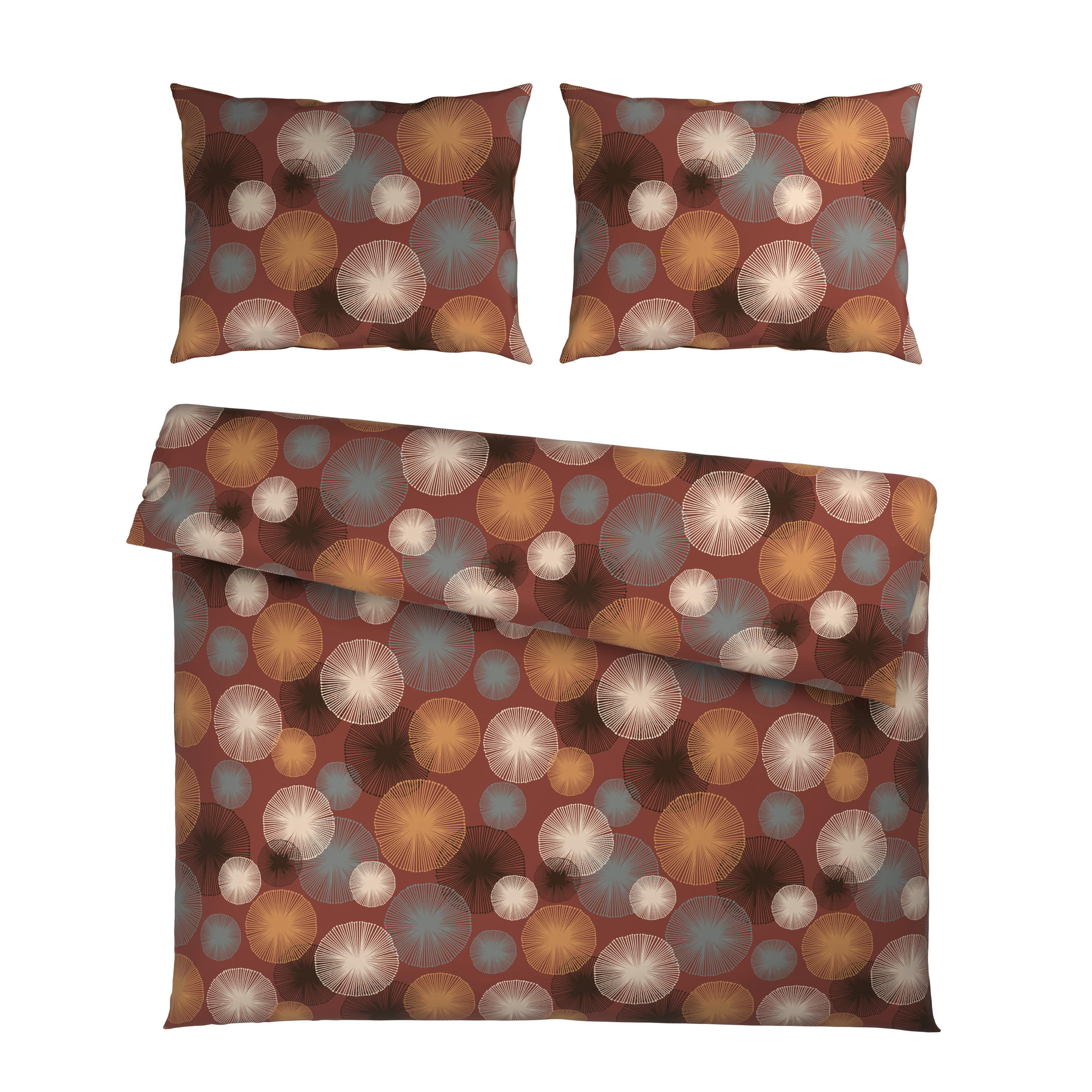 POSTELJINA 200/200 cm  CARPIO  - smeđa, tekstil (200/200cm) - Esposa
