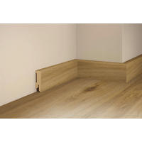 SOCKELLEISTE, Eiche Nox  - Basics, Holz (240/5/1,6cm) - Tilo