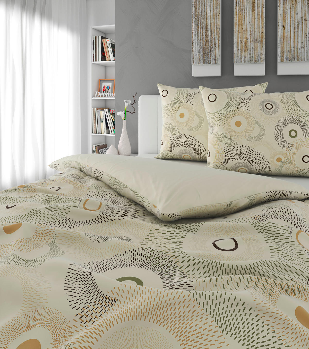 POSTELJINA S DVA LICA 240/220 cm   - bež, tekstil (240/220cm) - Esposa