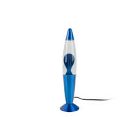 LAVALEUCHTE Funky Rocket 8.6/8.6/35.5 cm   - Blau, Basics, Glas (8.6/8.6/35.5cm) - Leitmotiv