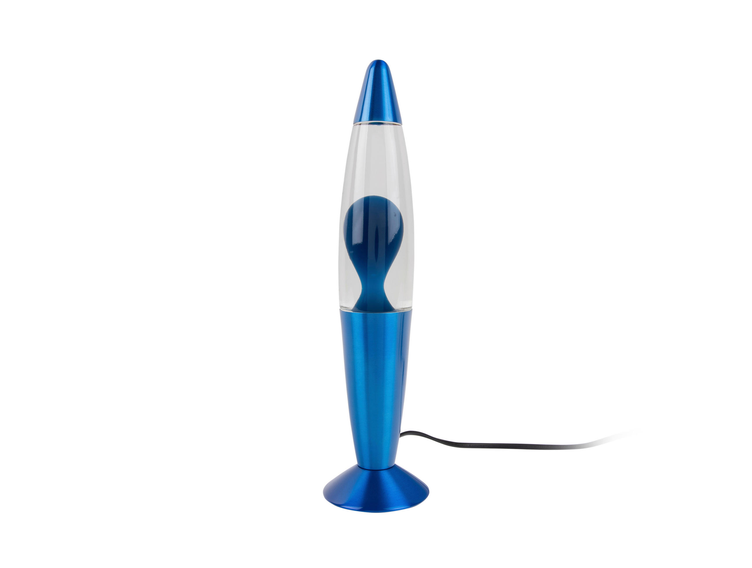 Leitmotiv Lavaleuchte Funky Rocket Blau 8.6x35.5x8.6 cm