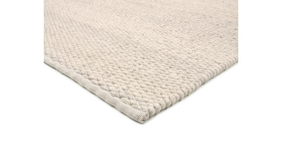 HANDWEBTEPPICH 80/150 cm Hellgrau rechteckig  - Hellgrau, Basics, Textil (80/150cm) - Linea Natura
