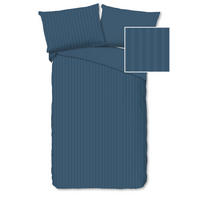 BETTWÄSCHE 2-teilig Descanso Satin 140/200 cm  - Blau, Basics, Textil (140/200cm)