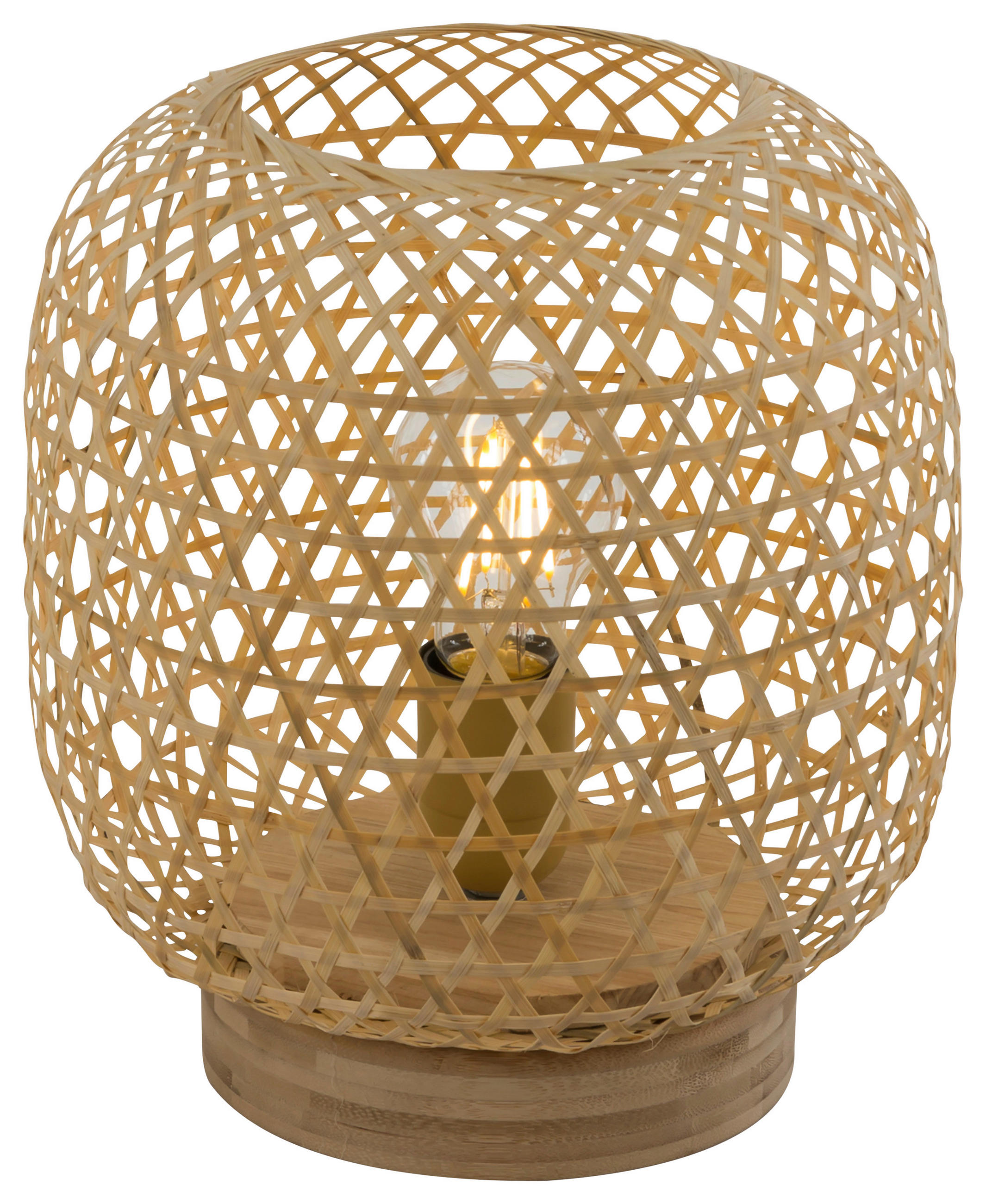 TISCHLEUCHTE 23,5/27 cm  - Naturfarben, Natur, Naturmaterialien (23,5/27cm) - Globo