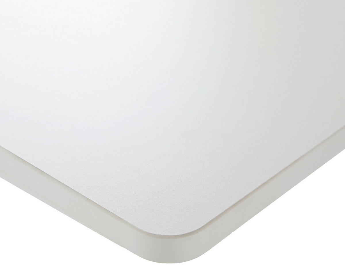 PSACÍ STŮL, bílá, 120/60/73 cm - bílá, Moderní, kov/kompozitní dřevo (120/60/73cm) - Livetastic