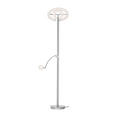 LED-DECKENFLUTER 40/180 cm    - Weiß/Nickelfarben, KONVENTIONELL, Kunststoff/Metall (40/180cm) - Dieter Knoll