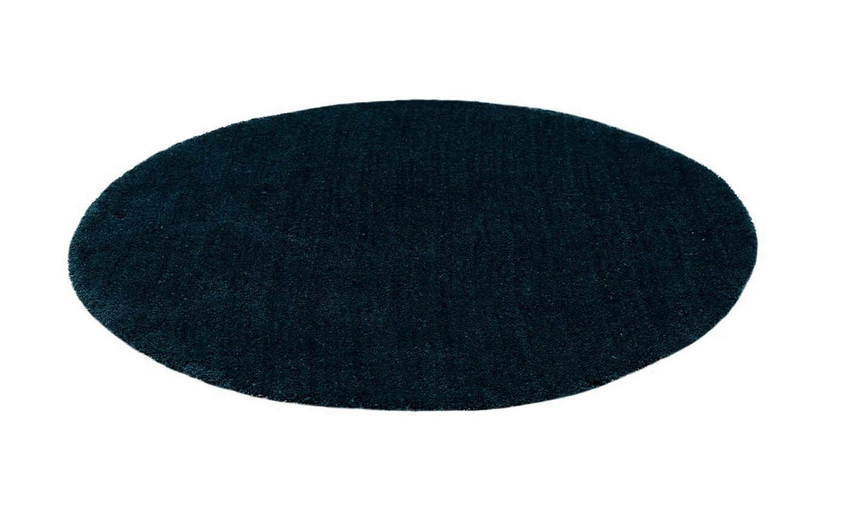 PREPROGA Z VISOKIM FLOROM Cozy   taftano  barve petroleja  - barve petroleja, Basics, tekstil (190/190cm) - Tom Tailor
