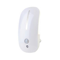 NOČNÉ SVETLO - biela, Basics, plast (6/6/11cm) - Homeware