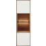 HÄNGEELEMENT Kerneiche vollmassiv Weiß, Eichefarben - Eichefarben/Weiß, Design, Glas/Holz (40,5/136,5/39cm) - Valnatura HÄNGEELEMENT Kerneiche vollmassiv Weiß, Eichefarben - Eichefarben/Weiß, Design, Glas/Holz (40,5/136,5/39cm) - Valnatura