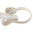 LED-DECKENLEUCHTE Orilo 52/22 cm  - Sandfarben, Design, Kunststoff/Metall (52/22cm) - Novel