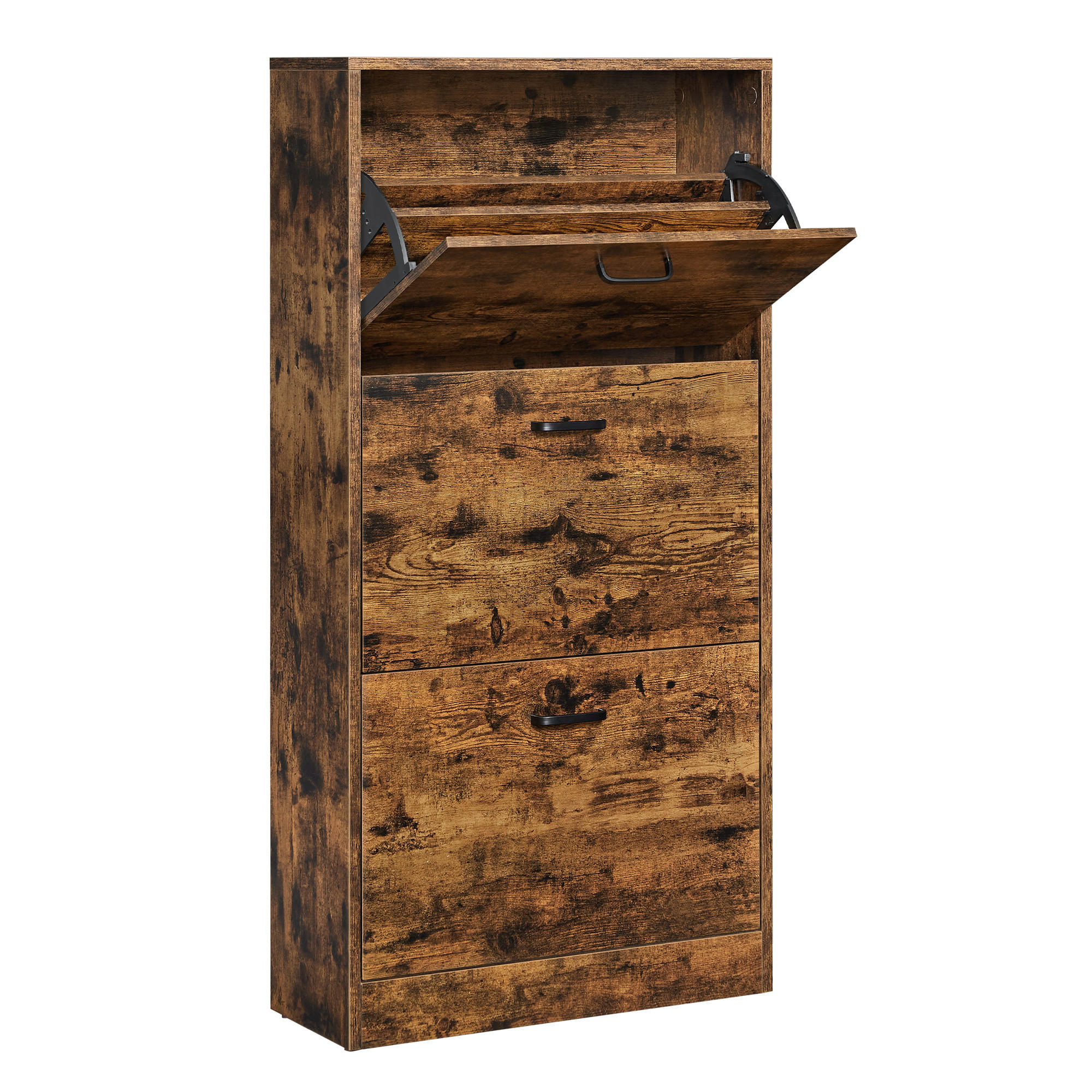 E-shop Boxxx VÝKLOPNÁ SKRINKA NA TOPÁNKY, hnedá, čierna, 60/120/24 cm