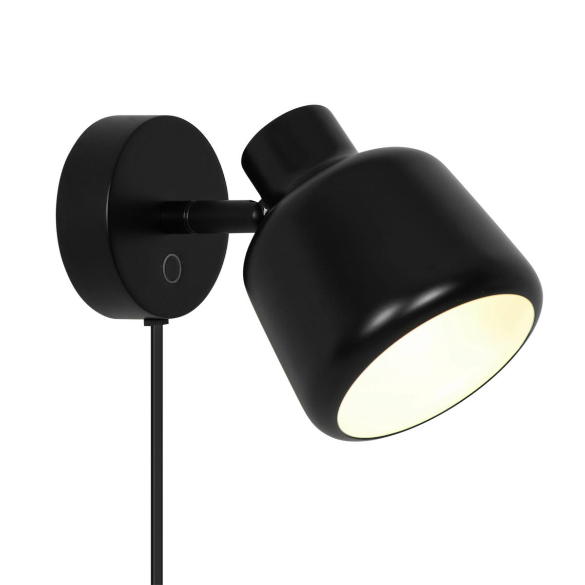 WANDLEUCHTE Louella 22/14 cm  - Schwarz, Design, Metall (22/14cm) - Nordlux