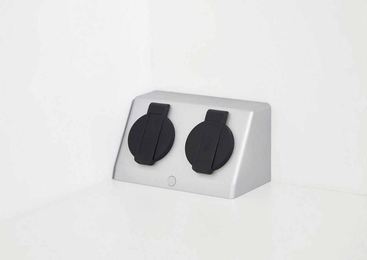 BADEZIMMER 3-teilig  in 81 cm  - Eichefarben/Schwarz, MODERN, Holzwerkstoff/Stein (81cm) - Nobilia