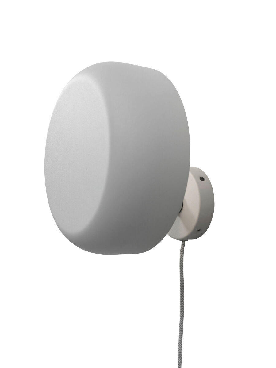 VÄGGLAMPA - ljusgrå, Trend, metall (25/25/18cm) - It's about Romi