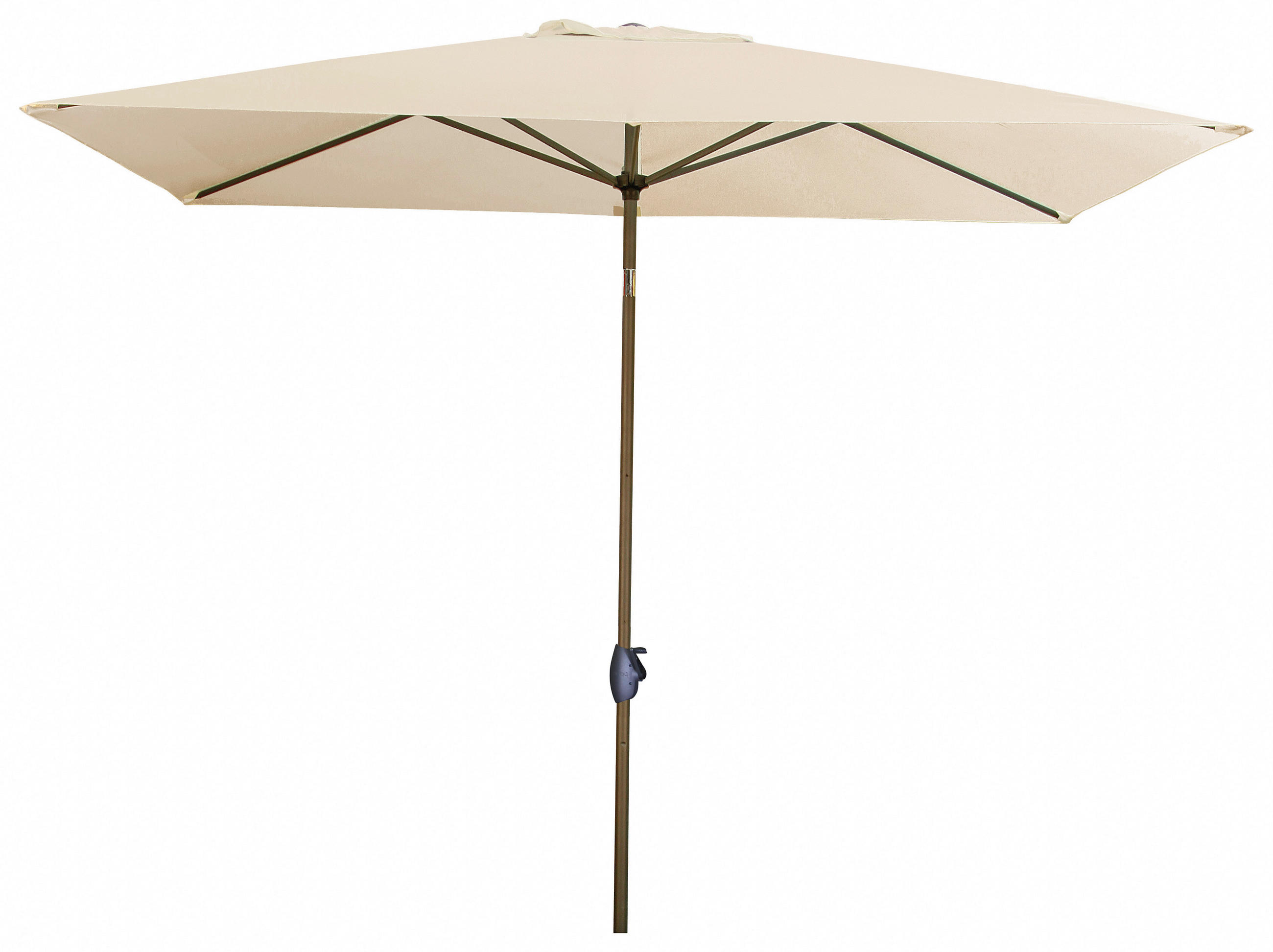 Sonnenschirm B/H/T: 250x257x200 cm Naturfarben