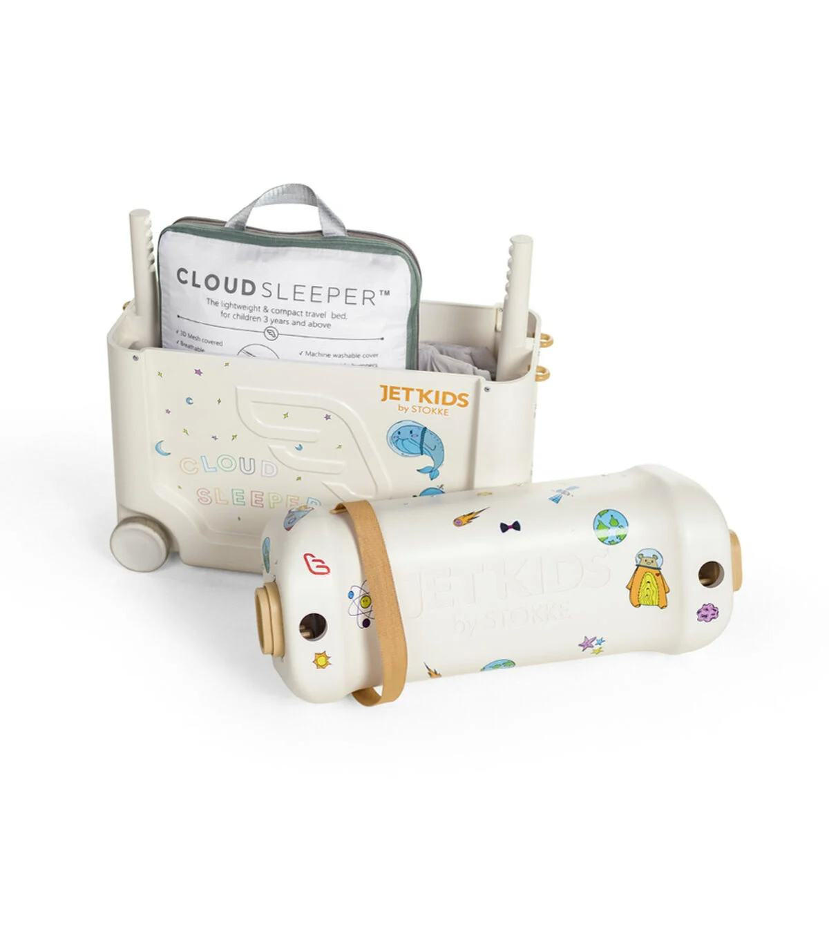 REISEBETTMATRATZE Cloud Sleeper   - Basics, Kunststoff (150/17/75cm) - Stokke