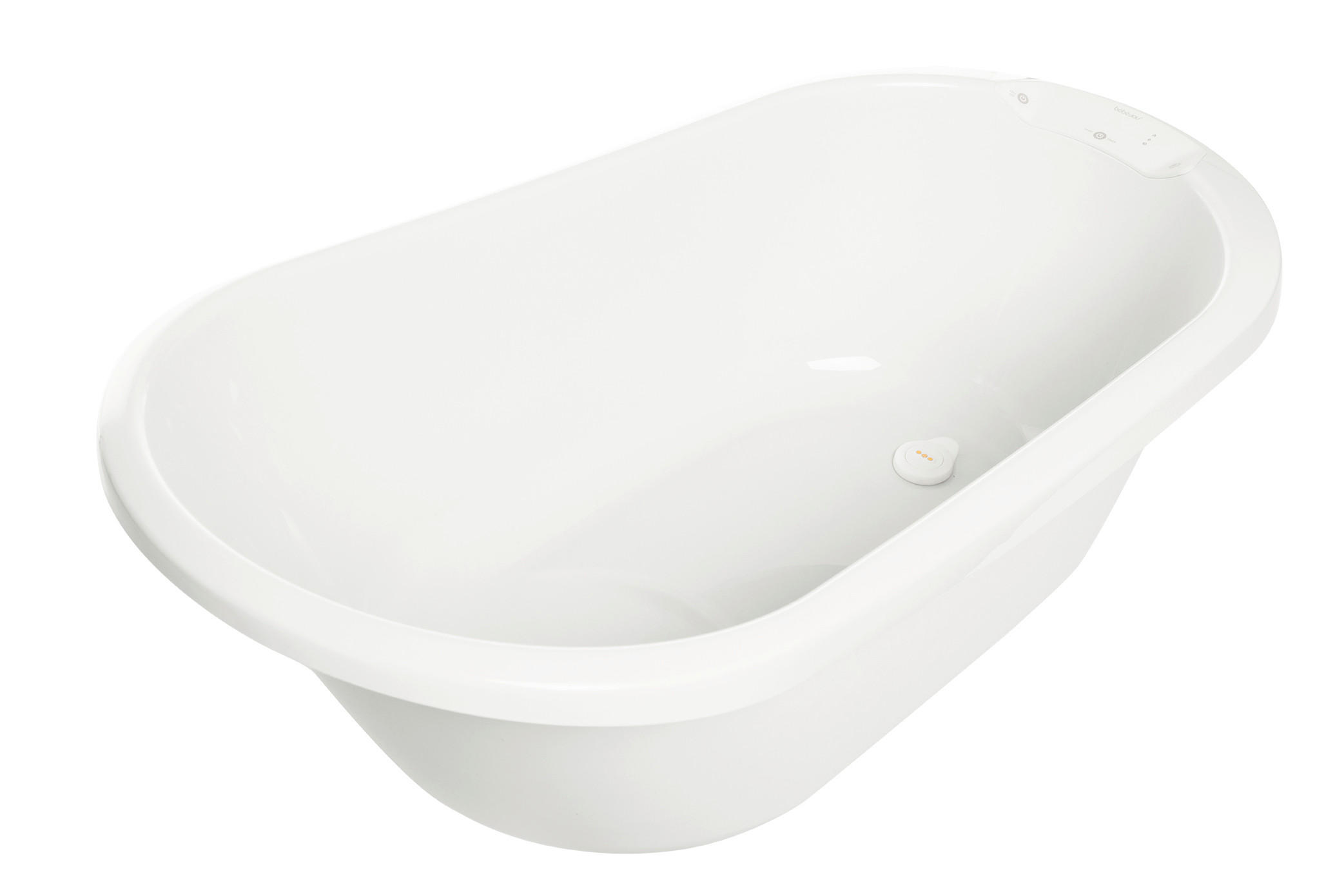 BABYBADEWANNE Sense Edition mit digitalem Badethermometer  - Weiß, Basics, Kunststoff (79,5/41,5/30,8cm) - Bebe Jou