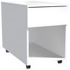 ROLLCONTAINER Weiß  - Weiß, MODERN, Holzwerkstoff/Kunststoff (39/55/70cm) - MID.YOU