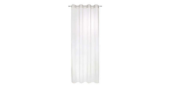 ÖSENVORHANG transparent - Naturfarben, Basics, Textil (140/245cm) - Boxxx