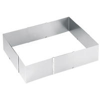 BACKRAHMEN  - Edelstahlfarben, Basics, Metall (24/20/8.5cm) - Gefu