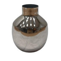 VASE 13.50 cm  - Nickelfarben, Basics, Metall (11/13,5cm) - Ambia Home