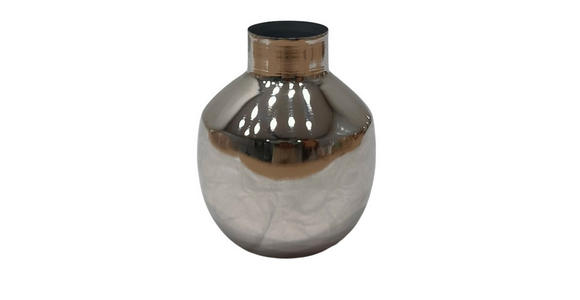 VASE 13.50 cm - Nickelfarben, Basics, Metall (11/13,5cm) - Ambia Home