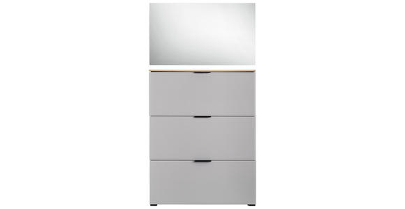 GARDEROBE 2-teilig in 100/200/19 cm - Kaschmir/Eichefarben, Design, Glas/Holzwerkstoff (100/200/19cm) - Voleo
