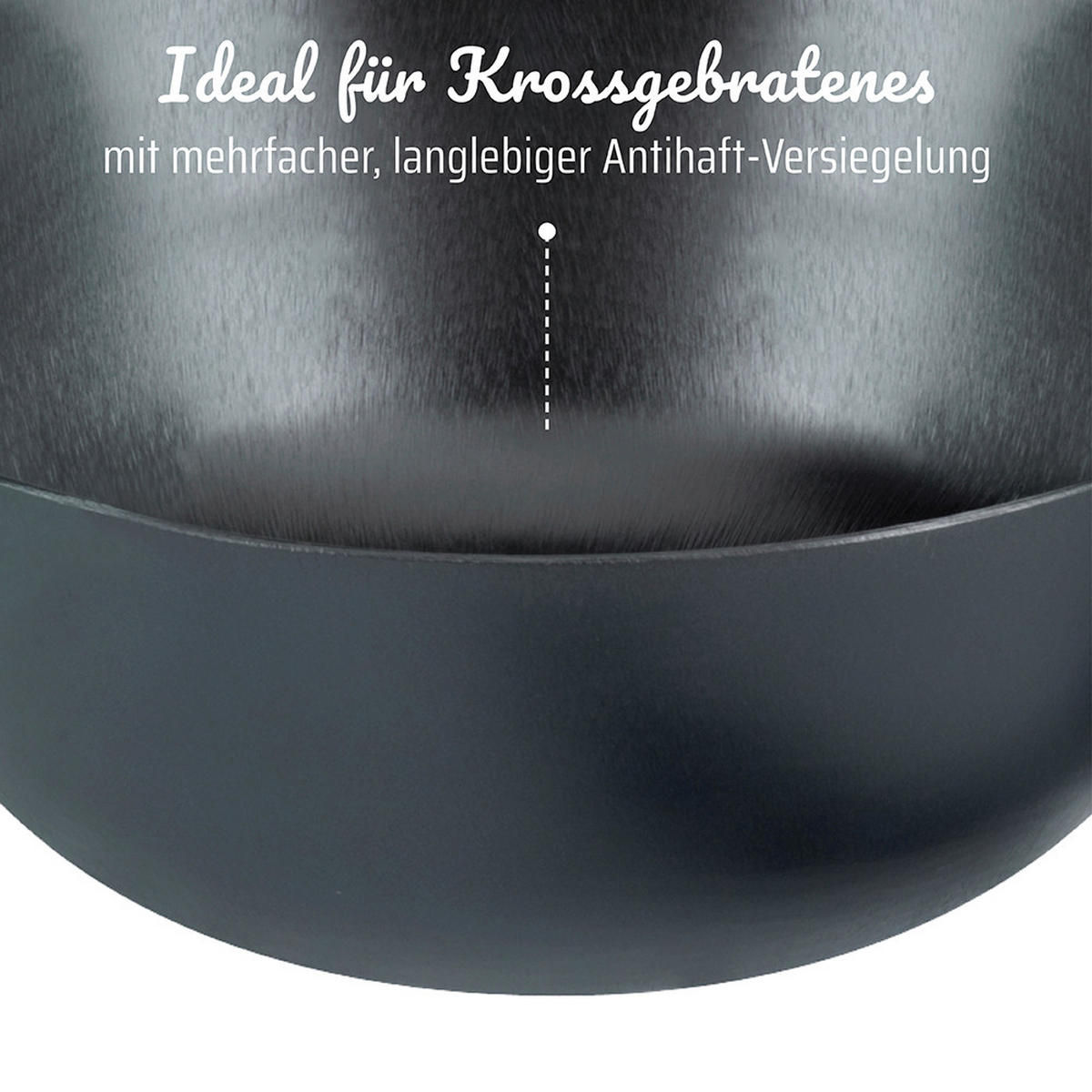 WOK  - Schwarz, Basics, Metall (32/12cm) - GSW