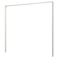 DÍSZKERET - kasmírszínű, Konventionell, faalapú anyag (229,2/226,9/16,2cm) - Stylife