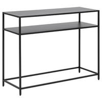 KONSOLENTISCH in Metall   - Schwarz, Design, Metall (100/79/35cm)