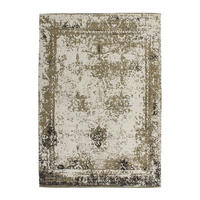 HANDWEBTEPPICH  Wohnzimmer 80/150 cm Olivgrün rechteckig  - Olivgrün, Basics, Textil (80/150cm) - Kayoom