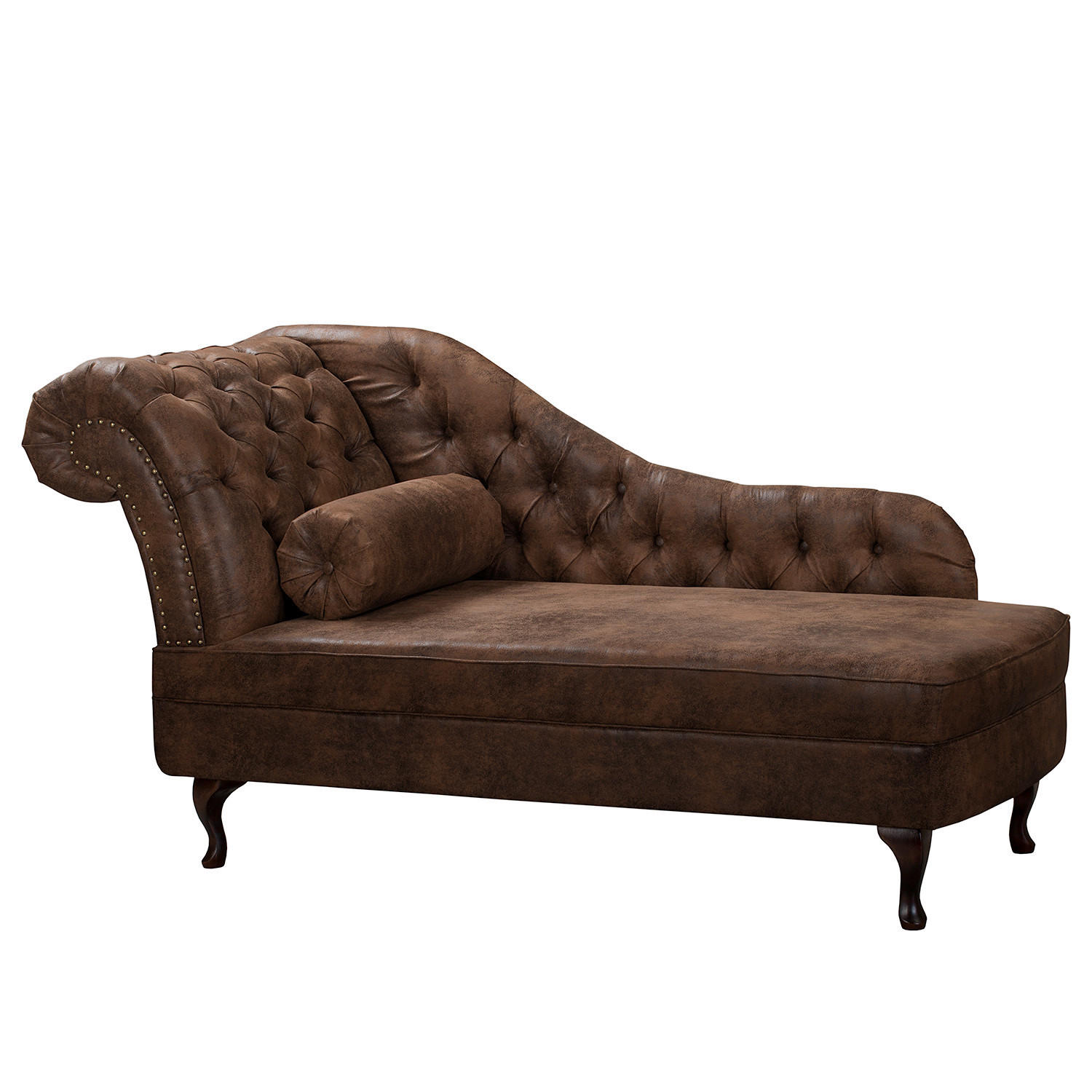 P & B Récamiere Pako Dunkelbraun 185x93x75 cm