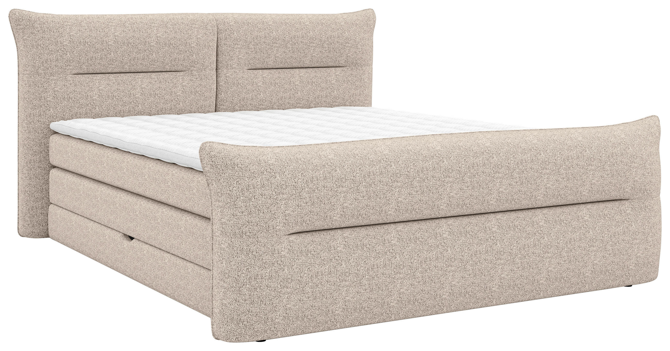 Chameo Boxspringbett Taupe 180x200 cm