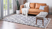 WEBTEPPICH 120/185 cm  - Grau, Basics, Textil (120/185cm)
