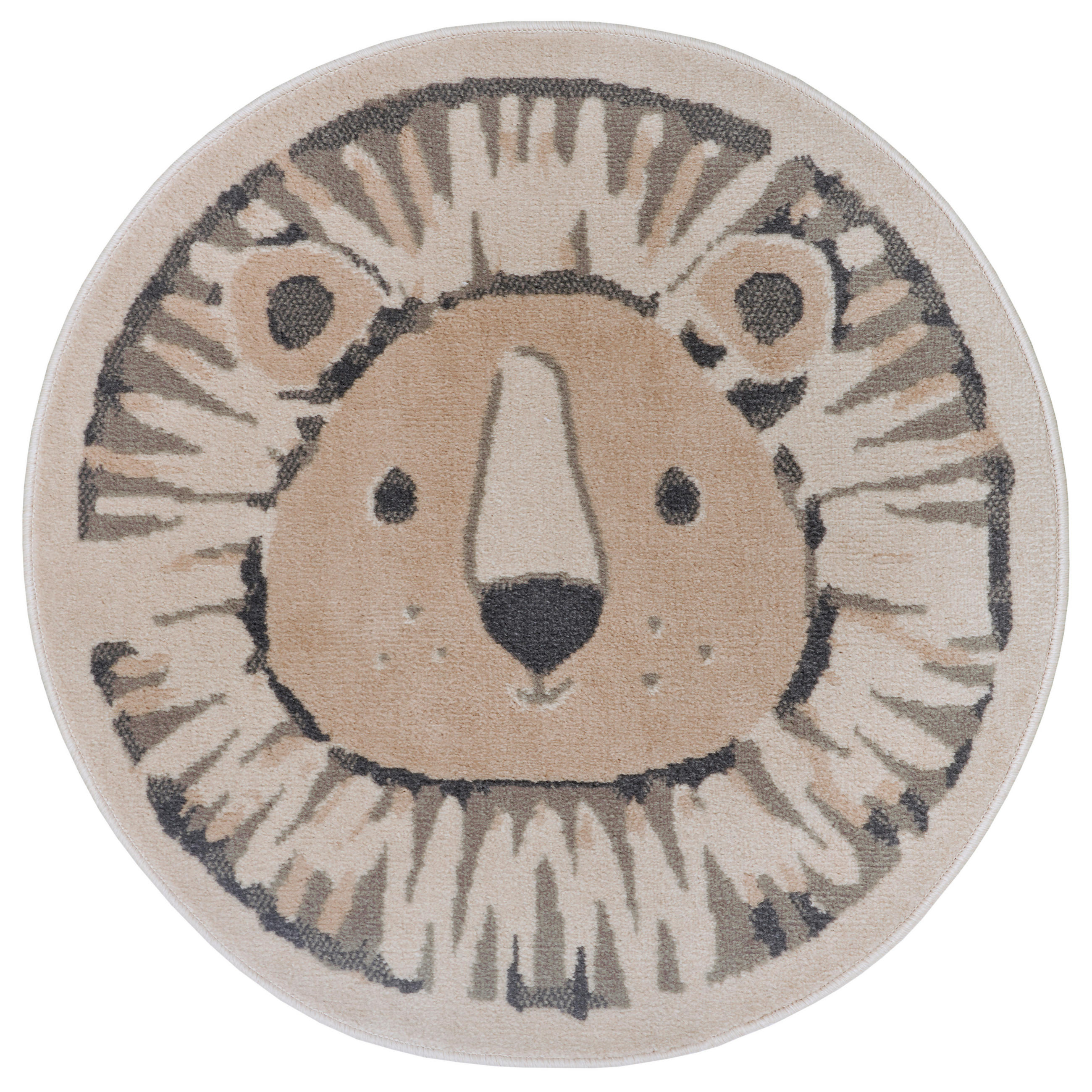 KINDERTEPPICH 100 cm Adventures  - Creme/Grau, Design, Kunststoff/Textil (100cm)