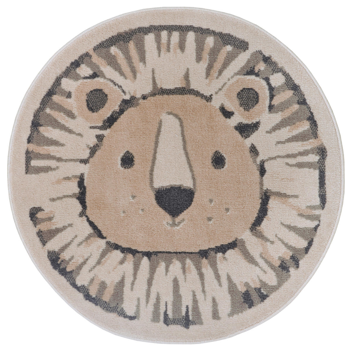 KINDERTEPPICH 140 cm Adventures  - Creme/Grau, Design, Kunststoff/Textil (140cm)
