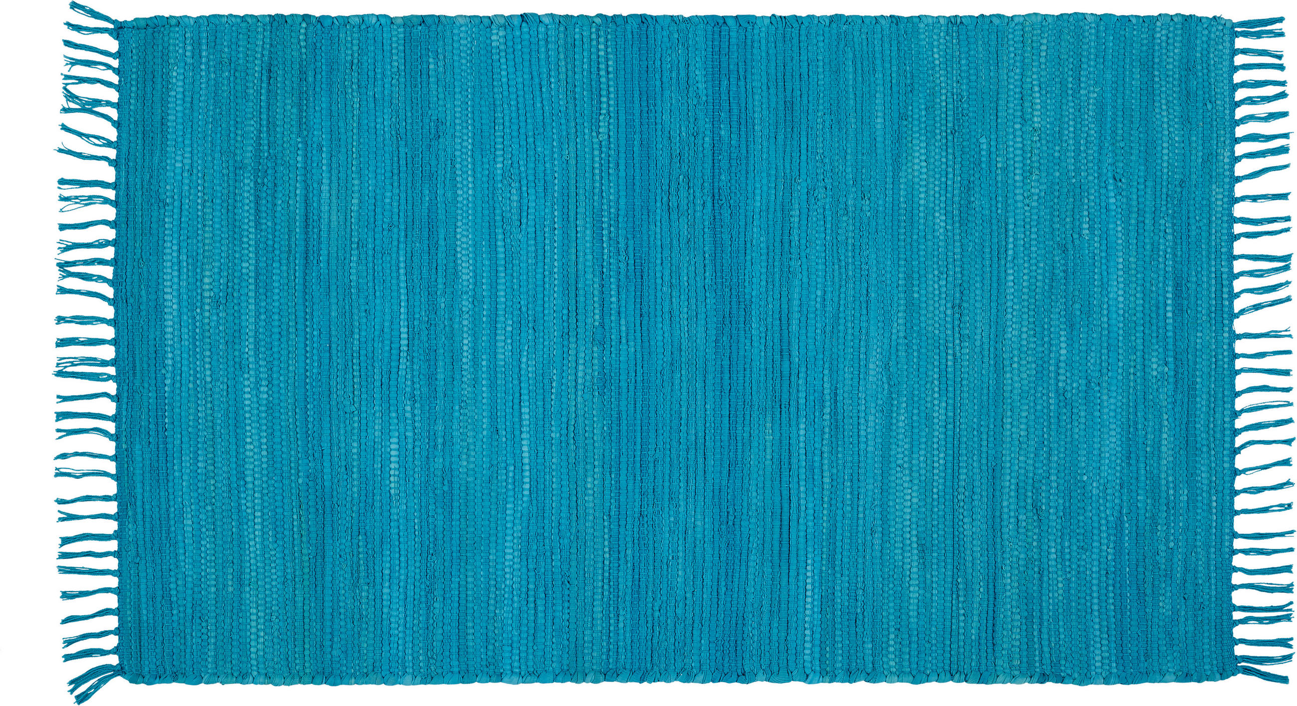 RUČNĚ TKANÝ KOBEREC, 70/120 cm, tyrkysová - tyrkysová, Basics, textil (70/120cm) - Boxxx