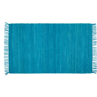 RUČNĚ TKANÝ KOBEREC, 70/120 cm, tyrkysová - tyrkysová, Basics, textil (70/120cm) - Boxxx
