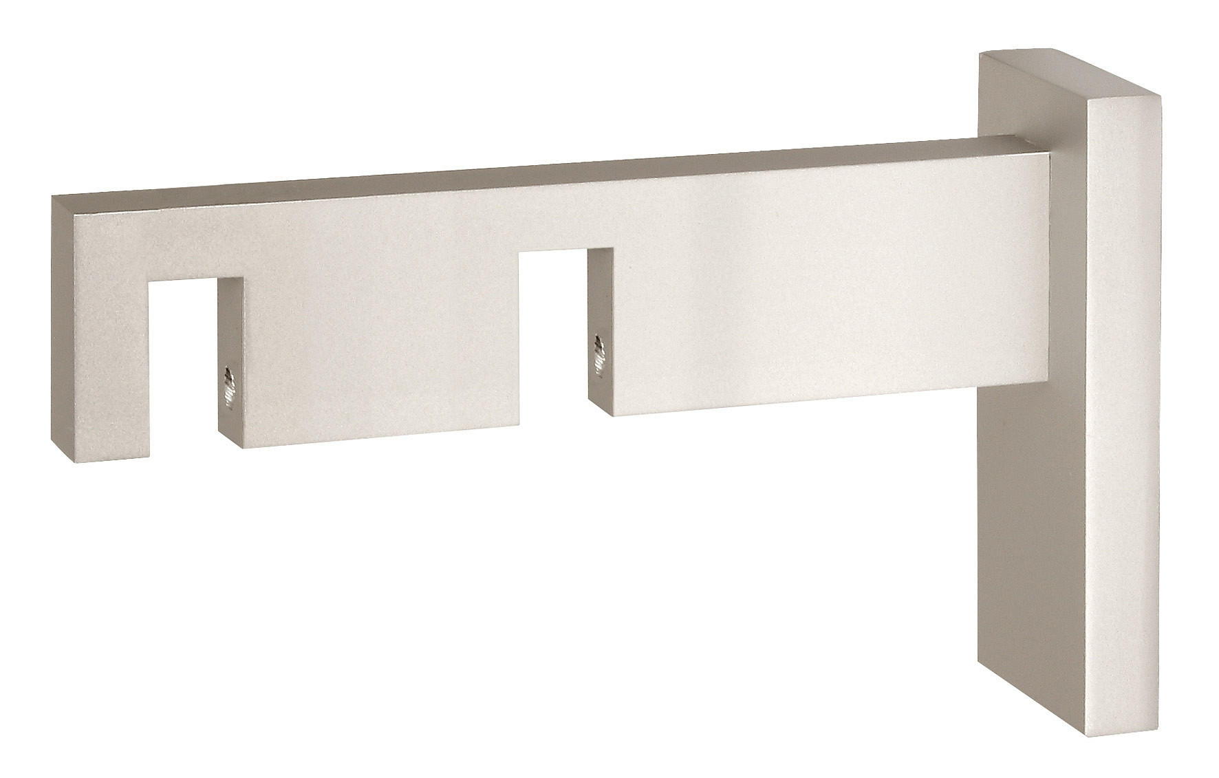 DOPPELTRÄGER  - Edelstahlfarben, Basics, Metall (32/11cm) - Homeware
