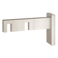 CONSOLĂ DUBLĂ DESCHISĂ - culoare inox, Basics, metal (32/11cm) - Homeware