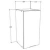 KÜCHENOBERSCHRANK 30/60/31 cm  in Weiß  - Schwarz/Weiß, Trend, Holzwerkstoff/Kunststoff (30/60/31cm) - MID.YOU