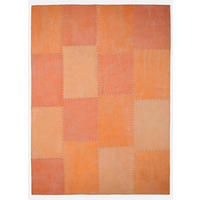 FLACHWEBETEPPICH Wohnzimmer 160/230 cm Multicolor, Orange rechteckig  - Multicolor/Orange, Basics, Textil (160/230cm) - Kayoom