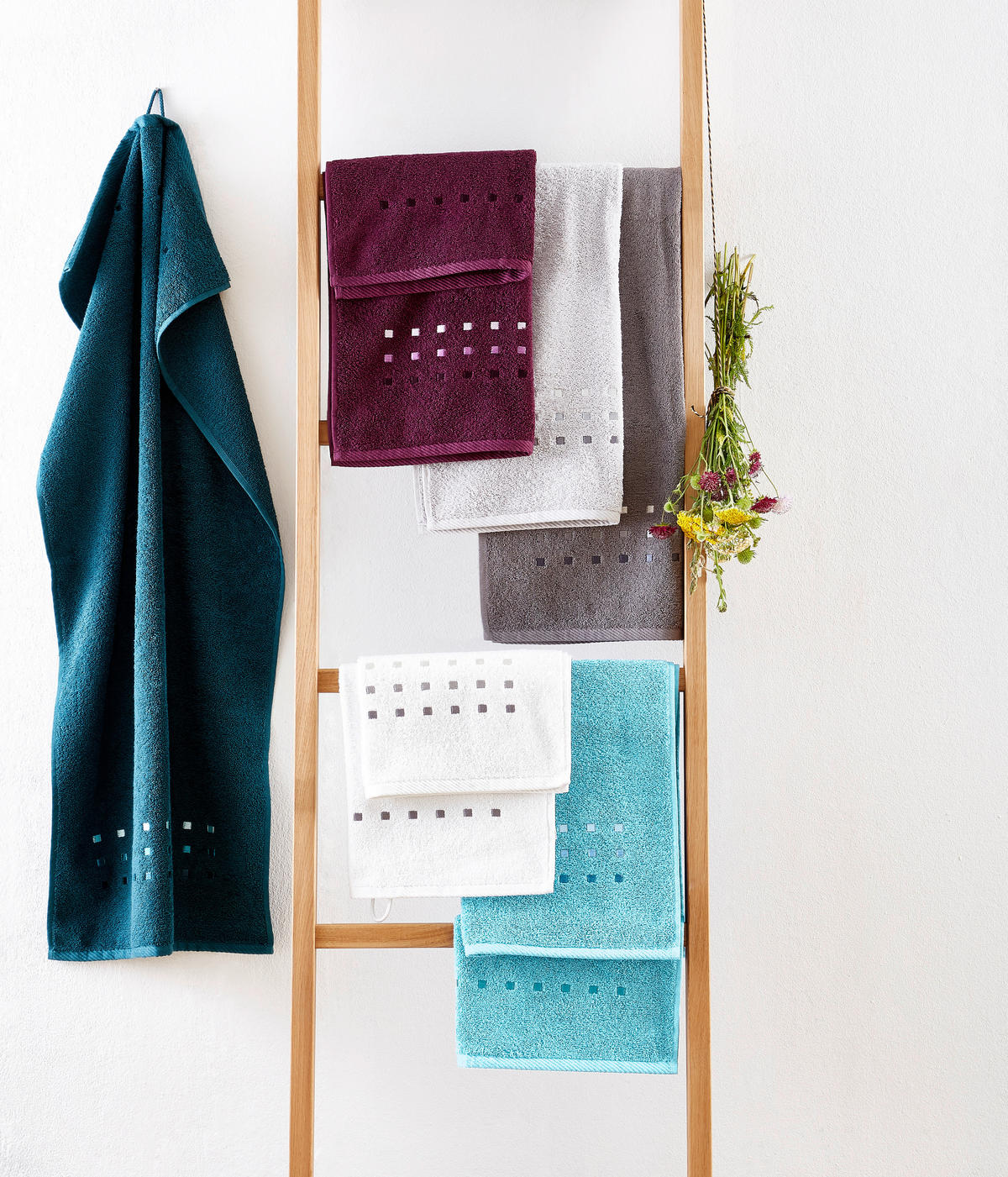 HANDTUCH Quattro Anthrazit  - Anthrazit, Basics, Textil (50/100cm) - Esposa