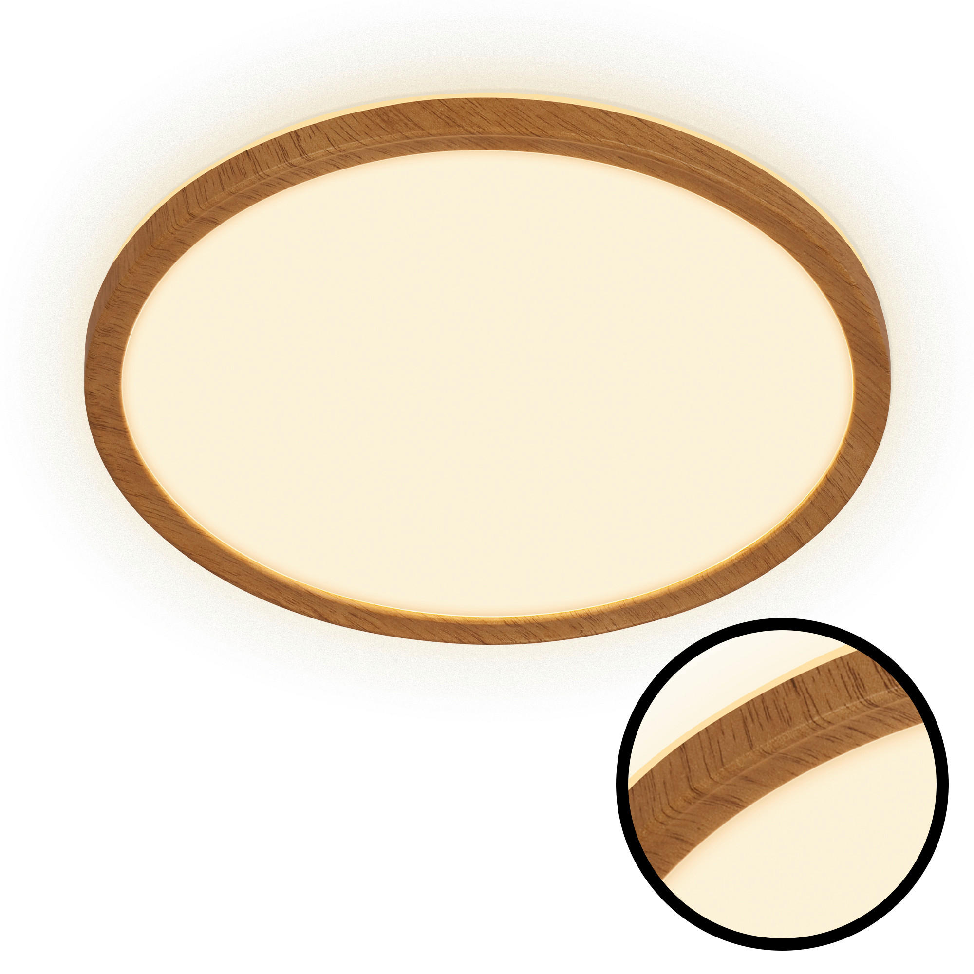 LED PANEL, 29/3 cm  - farba duba, Basics, plast (29/3cm)