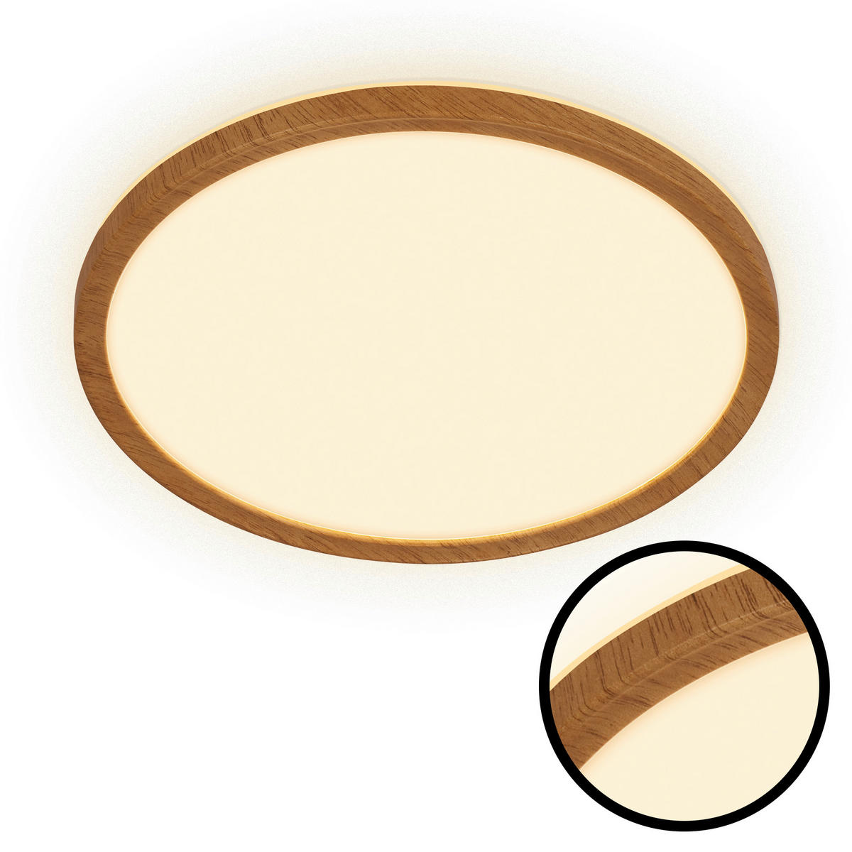 LED PANEL, 29/3 cm  - farba duba, Basics, plast (29/3cm)