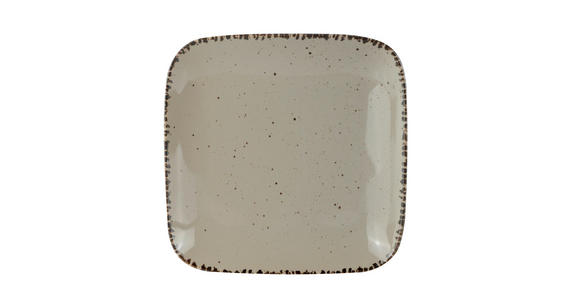 SPEISETELLER URBAN LIFE SQUARE   27/27 cm  - Taupe, LIFESTYLE, Keramik (27/27cm) - Landscape