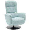 RELAXSESSEL in Textil Hellblau  - Edelstahlfarben/Hellblau, Design, Textil/Metall (71/112/83cm) - Dieter Knoll