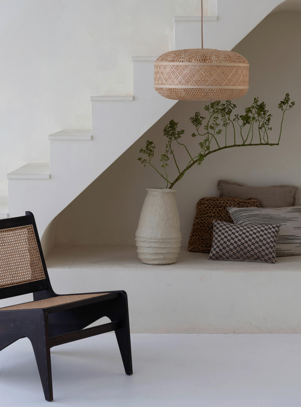 ZÁVĚSNÉ SVÍTIDLO, 50/25 cm  - přírodní barvy, Basics, přírodní materiály (50/25cm) - Good & Mojo