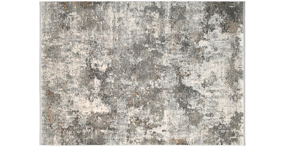 TEPPICH 67/130 cm Elandor Grau, Hellgrau, Beige  - Beige/Hellgrau, Design, Textil (67/130cm) - Novel