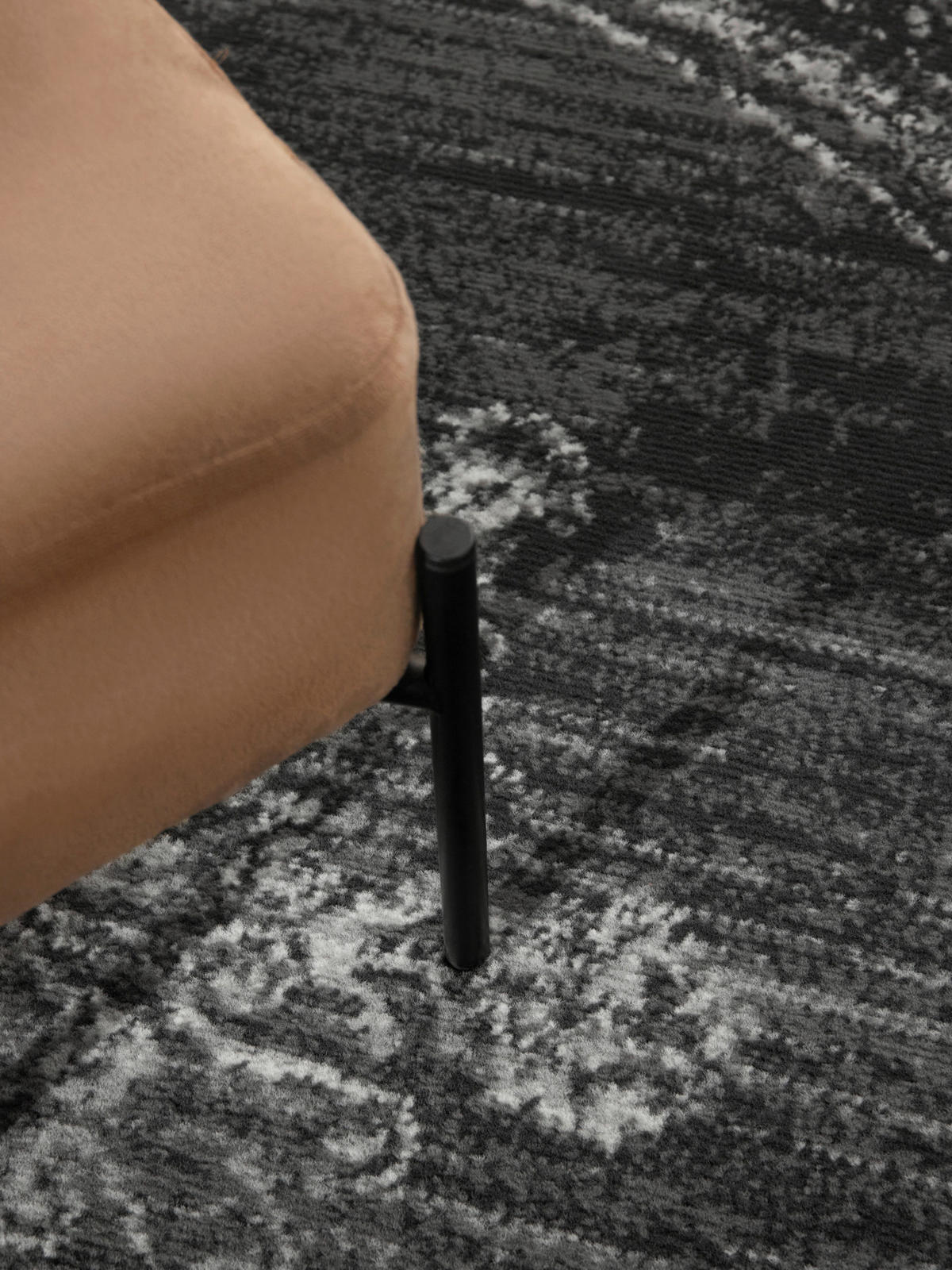 FLACHWEBETEPPICH 120 cm Gloria Grau  - Grau, Design, Kunststoff/Textil (120cm)